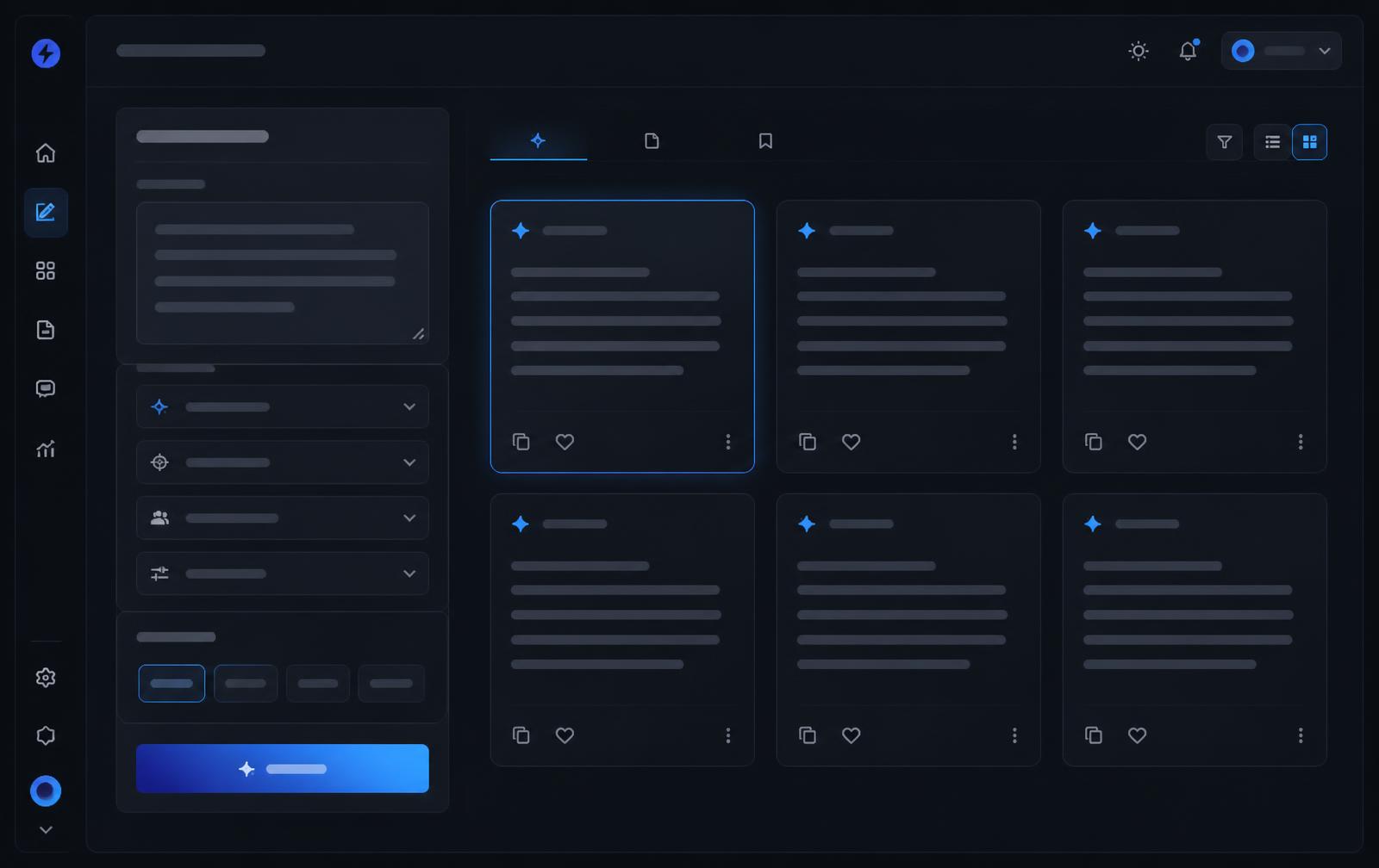 Veltrix AI product finder dashboard showing winning product research